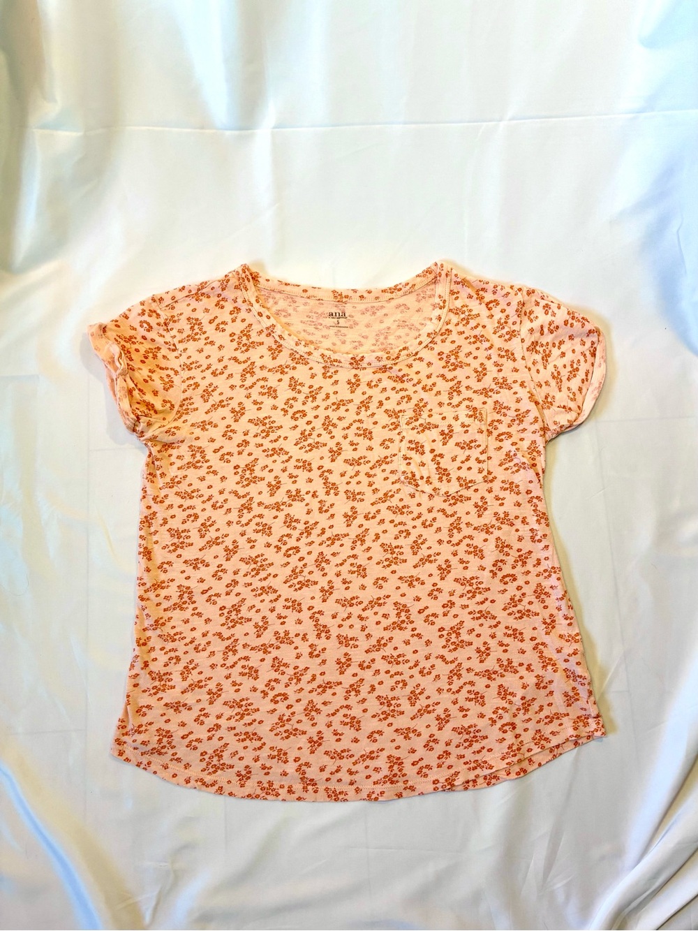 a.n.a Cuff Floral Shirt